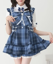 夢展望（ユメテンボウ）の「ハートバックルベルトリボンキラキラセットアップ（セットアップ）」