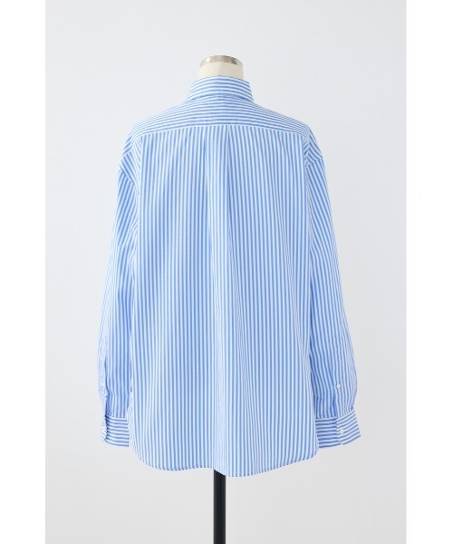 SHEL'TTER ORIGINAL（シェルターオリジナル）の「【POLO RALPH LAUREN】ストライプド ポプリン シャツ（シャツ/ブラウス・レディース・ブルー・SMALL）」の2枚目の写真