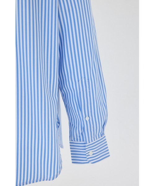 SHEL'TTER ORIGINAL（シェルターオリジナル）の「【POLO RALPH LAUREN】ストライプド ポプリン シャツ（シャツ/ブラウス・レディース・ブルー・SMALL）」の7枚目の写真