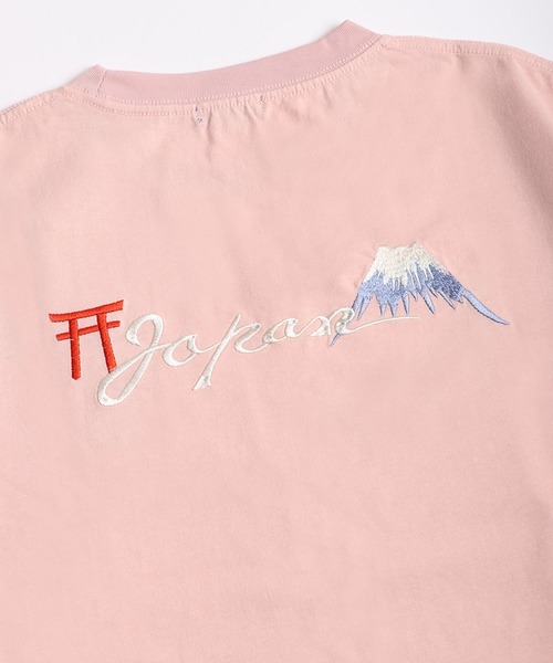 HOUSTON(ヒューストン)の「HOUSTON / ヒューストン 刺繍デザイン コットン半袖Tシャツ 猫 舞妓 和風モチーフ レディース(Tシャツ/カットソー・レディース・ピンク/ナチュラル/ピンク系その他/イエロー/ターコイズブルー/ベージュ系その他・0/1)」の18枚目の写真