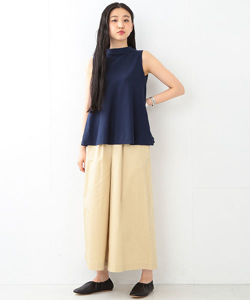 Ray BEAMS（レイビームス）の「 Ray BEAMS / ツイル ギャザー ワイド パンツ（その他パンツ・レディース・ベージュ/ブルー系その他・1/0）」の19枚目の写真