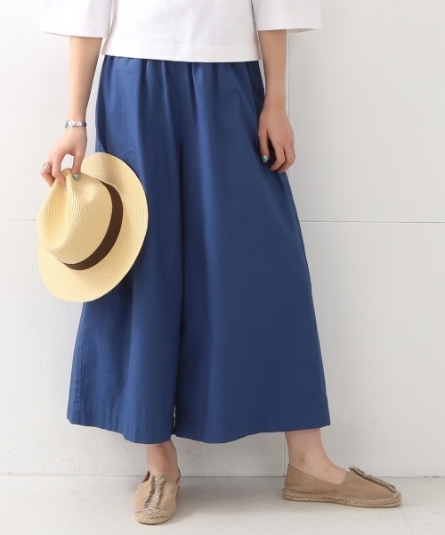 Ray BEAMS（レイビームス）の「 Ray BEAMS / ツイル ギャザー ワイド パンツ（その他パンツ・レディース・ベージュ/ブルー系その他・1/0）」の5枚目の写真