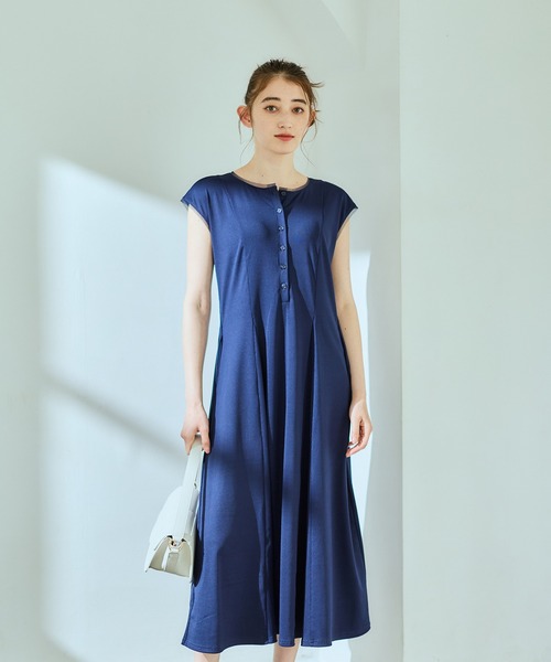 12Twelve Agenda(トゥエルブ アジェンダ)の「ポイントシアーカットソーワンピース(ワンピース・レディース・ネイビー/ブラウン/ブラック・M)」の3枚目の写真