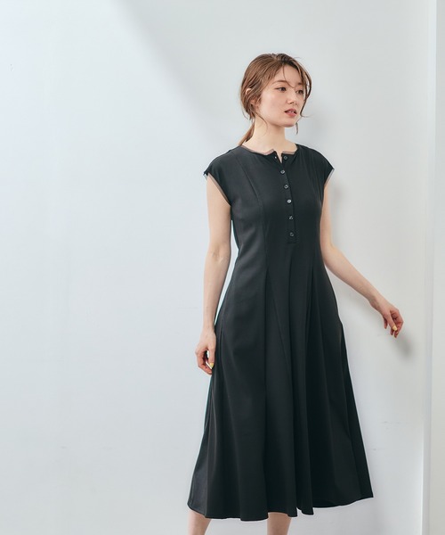 12Twelve Agenda(トゥエルブ アジェンダ)の「ポイントシアーカットソーワンピース(ワンピース・レディース・ネイビー/ブラウン/ブラック・M)」の22枚目の写真