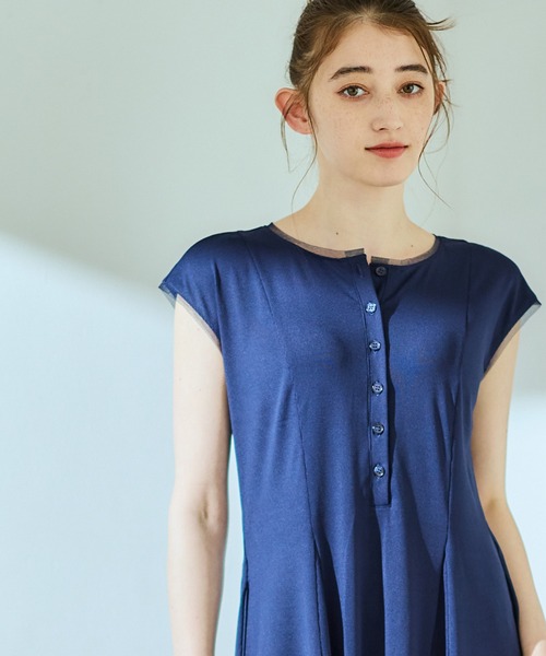 12Twelve Agenda(トゥエルブ アジェンダ)の「ポイントシアーカットソーワンピース(ワンピース・レディース・ネイビー/ブラウン/ブラック・M)」の14枚目の写真
