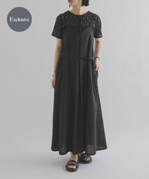 『別注』MIDIUMISOLID×THE GOODLAND MARKET LINEN camisole onepiece