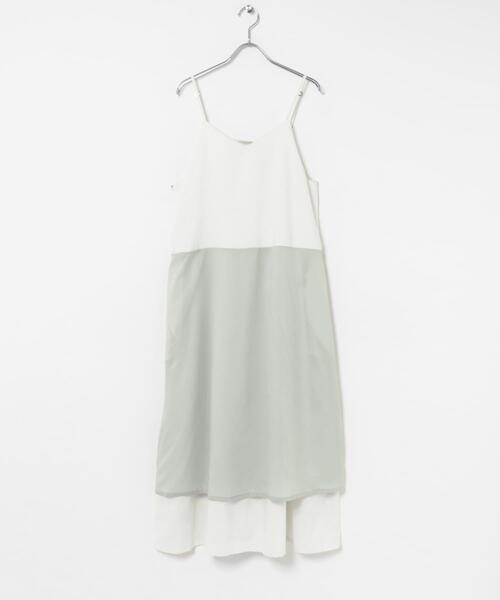 THE GOODLAND MARKET(ザグッドランドマーケット)の「『別注』MIDIUMISOLID×THE GOODLAND MARKET LINEN camisole onepiece(ワンピース・レディース・ホワイト/ブラック・FREE)」の11枚目の写真