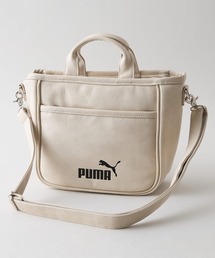 LB/S （エルビーエス）の「【PUMA/プーマ】【PUレザー 高見え】ビンテージPUミニトートバッグ レトロ ストリート y2k スポーツミックス 古着風 おしゃれ（トートバッグ）」