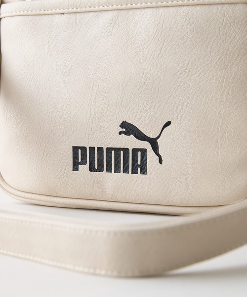 PUMA(プーマ)の「【PUMA/プーマ】【PUレザー 高見え】ビンテージPUミニトートバッグ レトロ ストリート y2k スポーツミックス 古着風 おしゃれ(トートバッグ・メンズ・ホワイト/ブラック/ブラウン・FREE)」の12枚目の写真