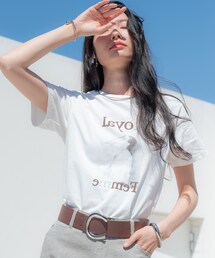 タイポグラフィTシャツ【接触冷感】