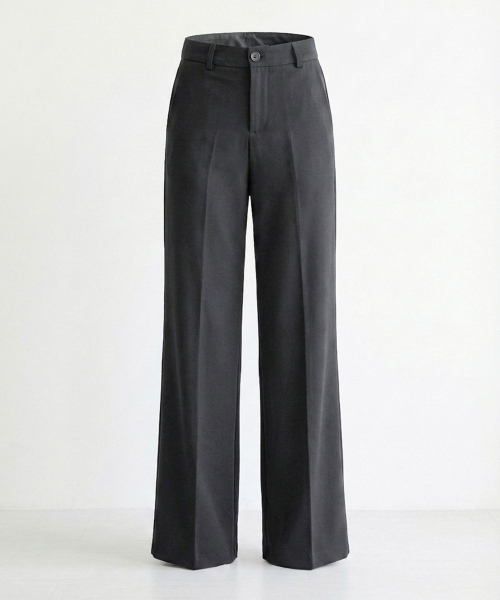 VASCARA（バスカラ）の「No Tuck Wide Slacks (3colors)（スラックス・レディース・ホワイト/チャコール/ブラック・LARGE/MEDIUM/SMALL）」の7枚目の写真