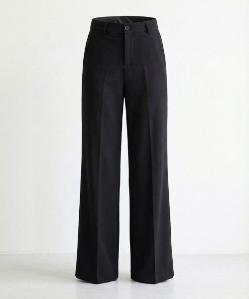 VASCARA（バスカラ）の「No Tuck Wide Slacks (3colors)（スラックス・レディース・ホワイト/チャコール/ブラック・LARGE/MEDIUM/SMALL）」の8枚目の写真