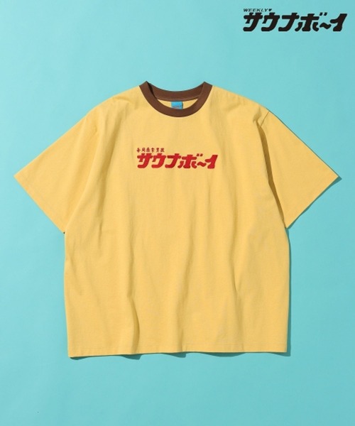 サウナボーイ(サウナボーイ)の「【サウナ×○○=ととのう】アフターサウナTシャツ(Tシャツ/カットソー・レディース・オフホワイト/ライトグレー/チャコール/イエロー・LARGE/MEDIUM)」の4枚目の写真