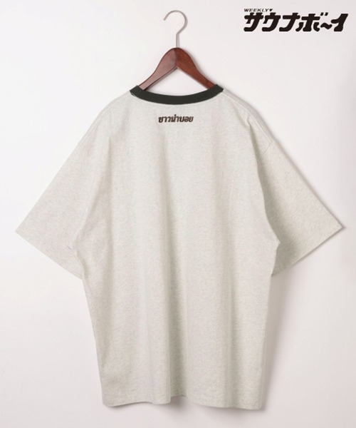 サウナボーイ(サウナボーイ)の「【サウナ×○○=ととのう】アフターサウナTシャツ(Tシャツ/カットソー・レディース・オフホワイト/ライトグレー/チャコール/イエロー・LARGE/MEDIUM)」の8枚目の写真