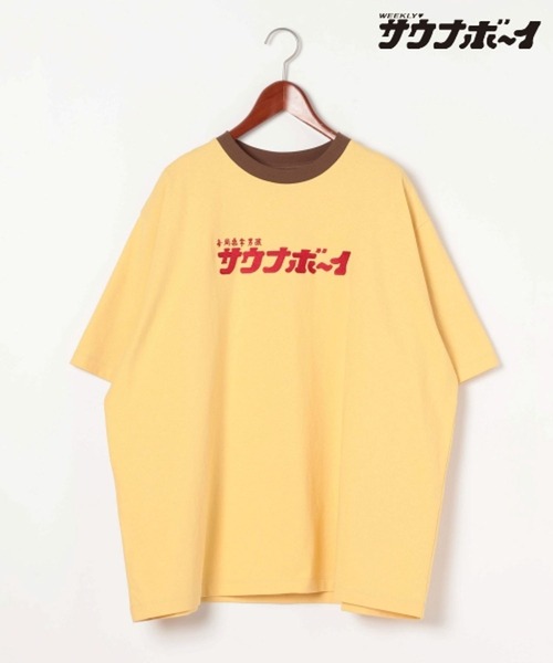 サウナボーイ(サウナボーイ)の「【サウナ×○○=ととのう】アフターサウナTシャツ(Tシャツ/カットソー・レディース・オフホワイト/ライトグレー/チャコール/イエロー・LARGE/MEDIUM)」の11枚目の写真