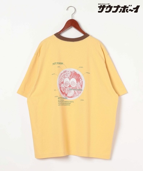 サウナボーイ(サウナボーイ)の「【サウナ×○○=ととのう】アフターサウナTシャツ(Tシャツ/カットソー・レディース・オフホワイト/ライトグレー/チャコール/イエロー・LARGE/MEDIUM)」の12枚目の写真