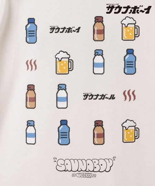 サウナボーイ(サウナボーイ)の「【サウナ×○○=ととのう】アフターサウナTシャツ(Tシャツ/カットソー・レディース・オフホワイト/ライトグレー/チャコール/イエロー・LARGE/MEDIUM)」の20枚目の写真