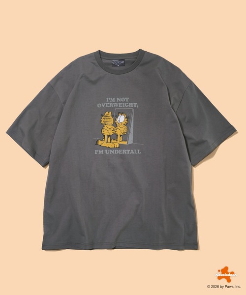 BENCH'S SELECT(ベンチセレクト)の「【GARFIELD】ガーフィールド グラフィックT 半袖 ユニセックス(Tシャツ/カットソー・メンズ・ブラック/ホワイト・LARGE/MEDIUM/SMALL)」の2枚目の写真