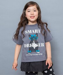 BREEZE | 針抜き半袖Tシャツ&裾レースフリルトップスセット(Tシャツ/カットソー)