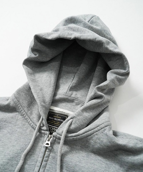 EGO TRIPPING（エゴトリッピング）の「mpa4137- EGO×PROPA MOLD-SWEATPARKA ジップパーカー(P66702)（パーカー・メンズ・チャコール/杢グレー・46/48）」の8枚目の写真
