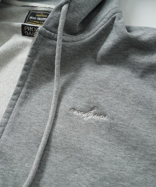 EGO TRIPPING（エゴトリッピング）の「mpa4137- EGO×PROPA MOLD-SWEATPARKA ジップパーカー(P66702)（パーカー・メンズ・チャコール/杢グレー・46/48）」の10枚目の写真