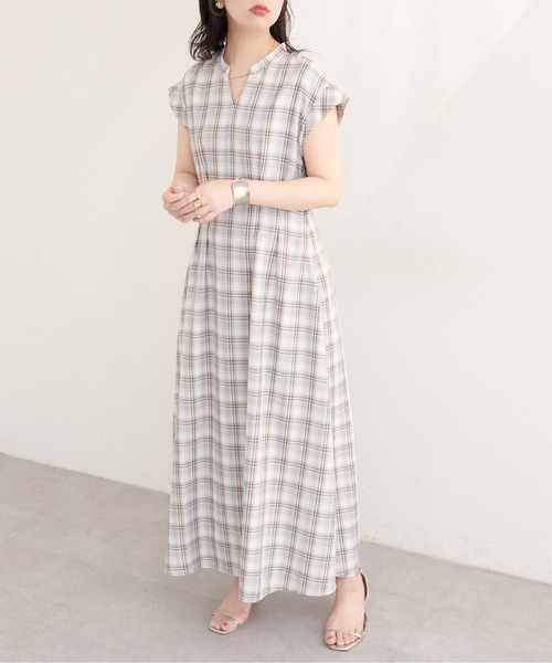 フロントタックスキッパーワンピース（ワンピース）｜natural couture
