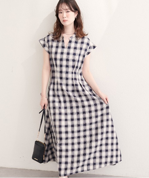 natural couture（ナチュラルクチュール）の「フロントタックスキッパーワンピース（ワンピース・レディース・ライトベージュ/ブラック/その他1/その他2/その他3・MEDIUM/LARGE）」の21枚目の写真