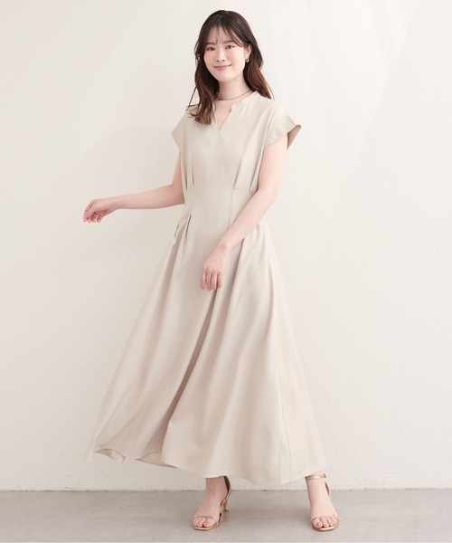 natural couture（ナチュラルクチュール）の「フロントタックスキッパーワンピース（ワンピース・レディース・ライトベージュ/ブラック/その他1/その他2/その他3・MEDIUM/LARGE）」の11枚目の写真