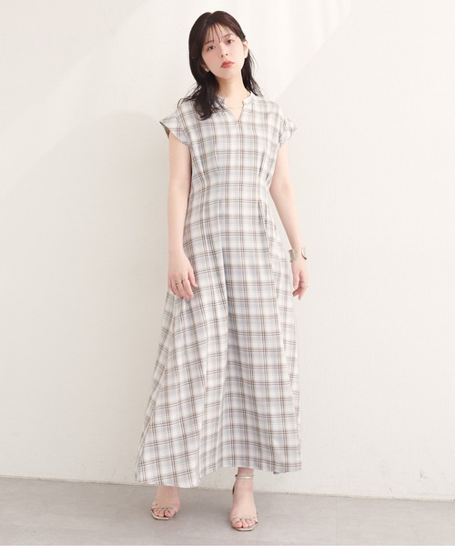 natural couture（ナチュラルクチュール）の「フロントタックスキッパーワンピース（ワンピース・レディース・ライトベージュ/ブラック/その他1/その他2/その他3・MEDIUM/LARGE）」の15枚目の写真