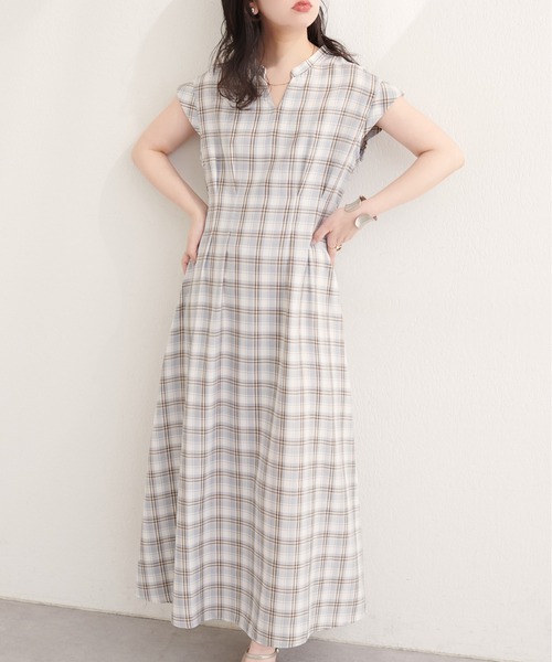 natural couture（ナチュラルクチュール）の「フロントタックスキッパーワンピース（ワンピース・レディース・ライトベージュ/ブラック/その他1/その他2/その他3・MEDIUM/LARGE）」の17枚目の写真
