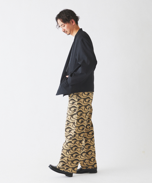 JOURNAL STANDARD relume(ジャーナルスタンダード レリューム)の「バティック パターンプリント イージーパンツ(その他パンツ・メンズ・グリーン/ブラウン・LARGE/MEDIUM)」の10枚目の写真