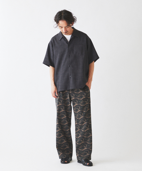 JOURNAL STANDARD relume(ジャーナルスタンダード レリューム)の「バティック パターンプリント イージーパンツ(その他パンツ・メンズ・グリーン/ブラウン・LARGE/MEDIUM)」の17枚目の写真