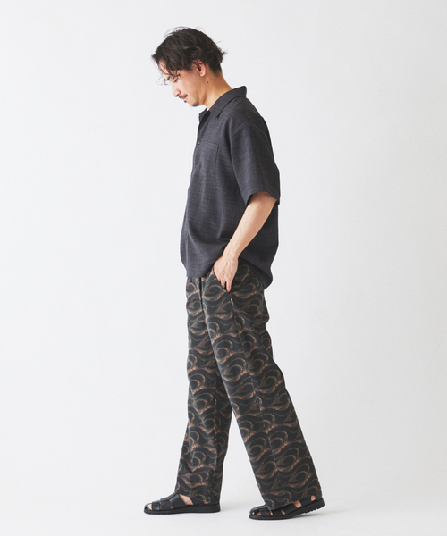 JOURNAL STANDARD relume(ジャーナルスタンダード レリューム)の「バティック パターンプリント イージーパンツ(その他パンツ・メンズ・グリーン/ブラウン・LARGE/MEDIUM)」の18枚目の写真