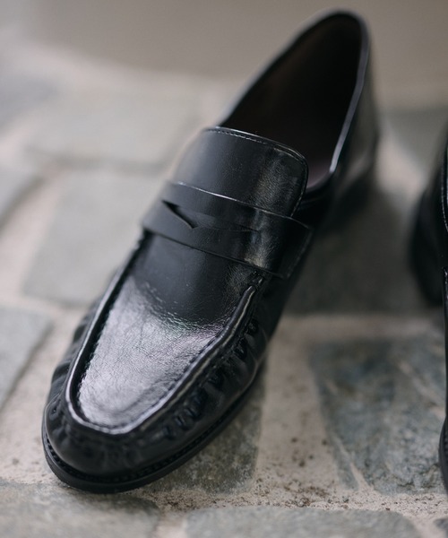 LAULEN(ローレン)の「low heel gathered loafers /ローヒールギャザーローファー(ローファー・レディース・ブラック・24cm/23cm/25cm)」の10枚目の写真