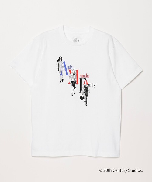 BEAUTY&YOUTH UNITED ARROWS(ビューティーアンドユースユナイテッドアローズ)の「【別注】<プラダを着た悪魔2> プリント Tシャツ(Tシャツ/カットソー・レディース・その他2/その他1/ブラック・FREE)」の1枚目の写真