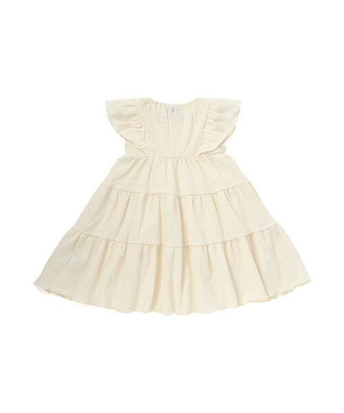 BeBe（ベベ）の「ヨークレースシャーリングティアードワンピース(90~140cm)（ワンピース・キッズ・オフホワイト/グリーン・140cm/130cm/110cm/120cm）」の14枚目の写真
