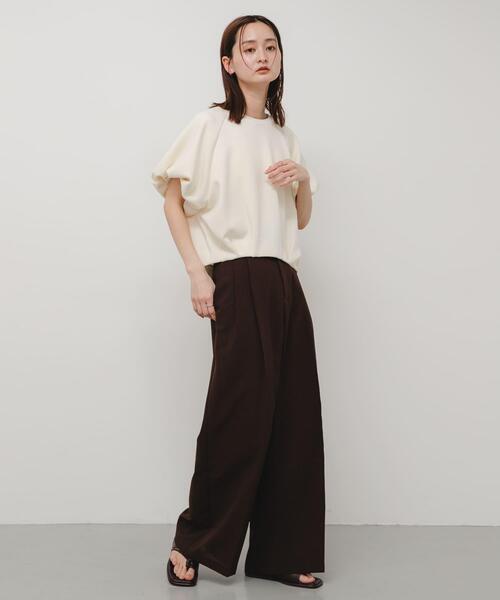 SENSE OF PLACE by URBAN RESEARCH(センスオブプレイスバイアーバンリサーチ)の「『速乾』イージーケアドライタッチワイドパンツ(その他パンツ・レディース・ベージュ/ブラウン/ブラック・LARGE/MEDIUM/SMALL)」の15枚目の写真