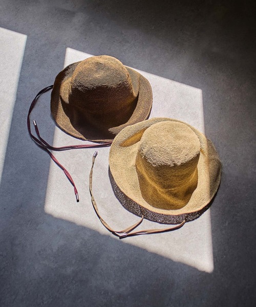 ROSE BUD(ローズバッド)の「(odds)PLAIN RIBBON HAT 26(ハット・レディース・ベージュ/ブラウン・ONE SIZE)」の10枚目の写真