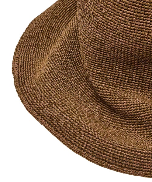 ROSE BUD(ローズバッド)の「(odds)PLAIN RIBBON HAT 26(ハット・レディース・ベージュ/ブラウン・ONE SIZE)」の6枚目の写真