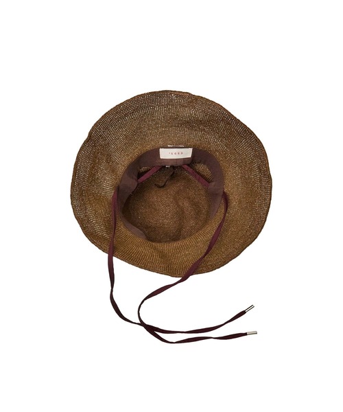 ROSE BUD(ローズバッド)の「(odds)PLAIN RIBBON HAT 26(ハット・レディース・ベージュ/ブラウン・ONE SIZE)」の5枚目の写真