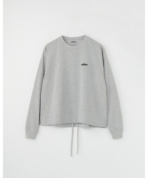 THOUSAND MILE（サウザンドマイル）の「[L's]裾ギャザー ロングスリーブTシャツ T/C JERSEY<抗菌防臭、吸水速乾、毛玉防止>（Tシャツ/カットソー・レディース・グレー/ブラック/ネイビー/チャコールグレー・FREE）」の3枚目の写真