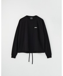 [L's]裾ギャザー ロングスリーブTシャツ T/C JERSEY<抗菌防臭、吸水速乾、毛玉防止>