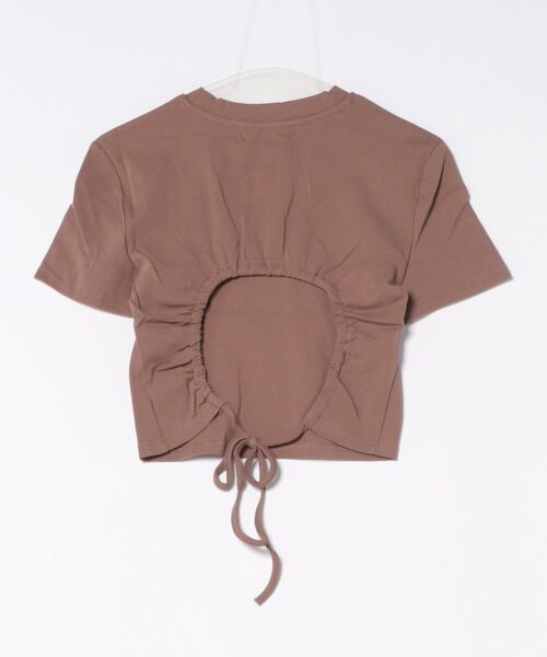 GORGE（ゴージ）の「バック開きチビＴシャツ（Tシャツ/カットソー・レディース・モカ・F）」の8枚目の写真