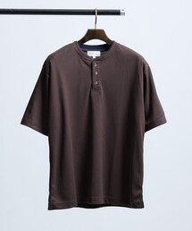サカリバ レイヤード ヘンリーネック Tシャツ