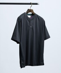 ABAHOUSE GRAY | サカリバ レイヤード ヘンリーネック Tシャツ(Tシャツ/カットソー)