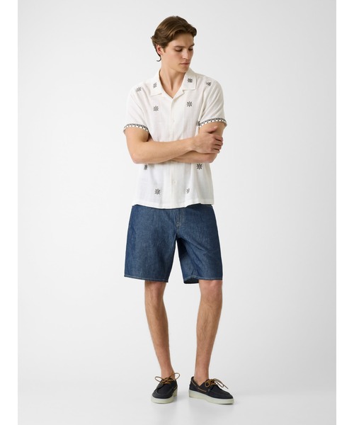 Guess(ゲス)の「JEROME Short パンツ ショーツ デニムパンツ(デニムパンツ・メンズ・ダークインディゴブルー・33inch/31inch/30inch/29inch/28inch)」の4枚目の写真