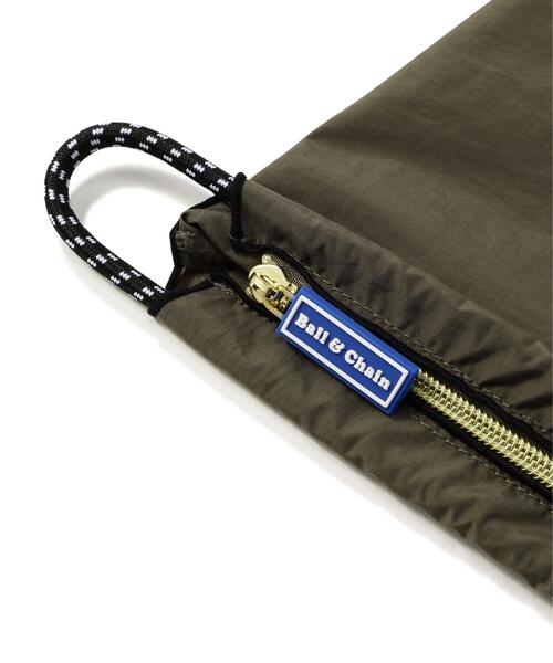 Ball&Chain（ボールアンドチェーン）の「Ball&Chain(ボールアンドチェーン) MIRROR.BALL BEAR/POUCH（エコバッグ/サブバッグ・レディース・チャコールグレー/ブラック・F）」の5枚目の写真
