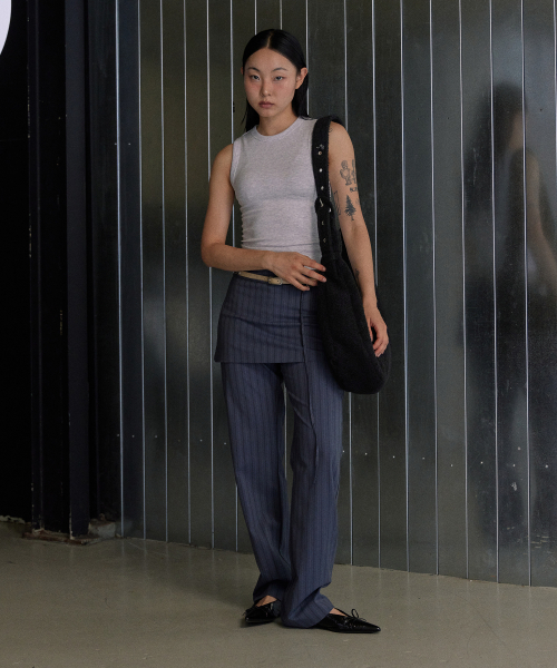 HAVEAWHALE(ハブアホエール)の「wool cross pebble bag (BK)(メッセンジャーバッグ・レディース・その他・FREE)」の7枚目の写真
