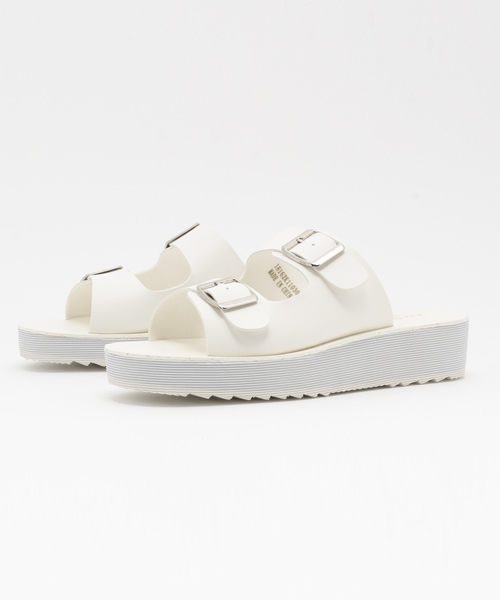 earth music&ecology（アースミュージックアンドエコロジー）の「【2016Summer】ツーベルトスポーツサンダル（サンダル・レディース・ブラウン/ホワイト/ブラック・23.5cm/24.5cm/23cm/24cm/22.5cm）」の2枚目の写真