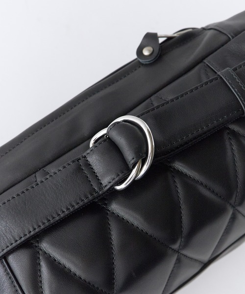 Schott(ショット)の「Schott/ショット RIDERS BODY BAG ライダースボディバッグ 本革 牛革 レザー メンズ 2026年 夏 夏服(ボディバッグ/ウエストポーチ・メンズ・ブラック・FREE)」の8枚目の写真